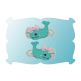 Sweet Whale Snap Clip Mini