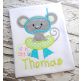 Swimming Mouse Applique | Machine Embroidery Designs by JuJu