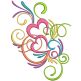 Swirly Hearts Machine Embroidery Designs by Juju