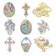 Swirly Easter Machine Embroidery Designs by JuJu