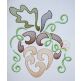 Swirly Acorn Sketch Embroidery | Machine Embroidery Designs by JuJu