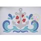 Swirly Anchor Sketch Embroidery | Machine Embroidery Designs by JuJu