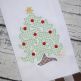 Swirly Christmas Tree Motif Embroidery | Machine Embroidery Designs by JuJu