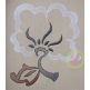 Swirly Cotton Boll Sketch Embroidery | Machine Embroidery Designs by JuJu