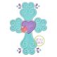 Swirly Cross Applique | Machine Embroidery Designs by JuJu