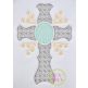 Swirly Cross Motif | Machine Embroidery Designs by JuJu