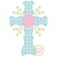 Swirly Cross Motif | Machine Embroidery Designs by JuJu