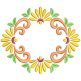 Swirly Frames Machine Embroidery Designs by JuJu