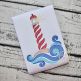 Swirly Lighthouse Sketch Embroidery | Machine Embroidery Designs by JuJu