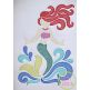 Swirly Mermaid Sketch Embroidery | Machine Embroidery Designs by JuJu