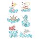 Swirly Nautical Machine Embroidery Designs by JuJu