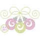 Swirly Ornament Trio Motif Embroidery | Machine Embroidery Designs by JuJu