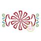 Swirly Peppermint Embroidery | Machine Embroidery Designs by JuJu