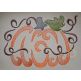 Swirly Pumpkin Sketch Embroidery | Machine Embroidery Designs by JuJu