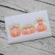 Swirly Pumpkin Trio Sketch | Machine Embroidery Designs by JuJu