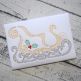 Swirly Sleigh Motif Embroidery | Machine Embroidery Designs by JuJu