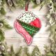 ITH Crazy Patch Ornament Finial | Machine Embroidery Designs by JuJu