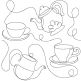 Teatime End-to-End Quilting | Machine Embroidery Designs by JuJu