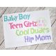 Teen Girlz Embroidery Font | Machine Embroidery Designs by JuJu