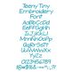 Teeny Tiny Embroidery Font Machine Embroidery Designs by JuJu