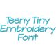 Teeny Tiny Embroidery Font Machine Embroidery Designs by JuJu