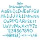 Telly Embroidery Font | Machine Embroidery Designs by JuJu