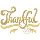Thankful Motif Embroidery | Machine Embroidery Designs by JuJu