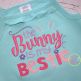The Bunny Is My Bestie Embroidery | Machine Embroidery Designs by JuJu