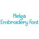 Helga Embroidery Font | Machine Embroidery Designs by JuJu