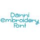 Danni Embroidery Font | Machine Embroidery Designs by JuJu
