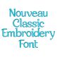 Nouveau Classic Embroidery Font | Machine Embroidery Designs by JuJu