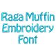 Ragamuffin Embroidery Font | Machine Embroidery Designs by JuJu