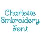 Charlotte Embroidery Font | Machine Embroidery Designs by JuJu