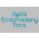 Aelia Embroidery Font Machine Embroidery Designs by JuJu
