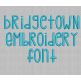 Bridgetown Embroidery Font Machine Embroidery Designs by JuJu