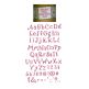Tickled Pink Embroidery Font Machine Embroidery Designs by JuJu