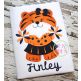 Tiger Cheer Applique | Machine Embroidery Designs by JuJu