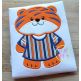 Tiger Jersey Applique | Machine Embroidery Designs by JuJu