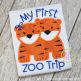 Tiger Pair Applique Digital Machine Embroidery Designs by JuJu