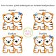 Tiger Pair Applique Digital Machine Embroidery Designs by JuJu
