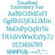Tinue Road Embroidery Font | Machine Embroidery Designs by JuJu