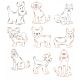 Top Dogs Vintage Stitch Machine Embroidery Designs by JuJu