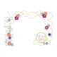 Tower Princess Frame Embroidery | Machine Embroidery Designs by JuJu