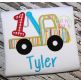 Tow Truck Number 1 Applique | Machine Embroidery Designs by JuJu