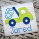 Tow Truck Number 5 Applique | Machine Embroidery Designs by JuJu