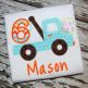 Tow Truck Number 6 Applique | Machine Embroidery Designs by JuJu