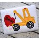 Tow Truck Heart Applique | Machine Embroidery Designs by JuJu