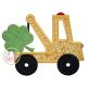 Tow Truck Shamrock Applique | Machine Embroidery Designs by JuJu