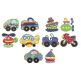 Getting Around Set 2 Applique Machine Embroidery Designs by JuJu 