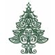 Damask Christmas Machine Embroidery Designs by JuJu